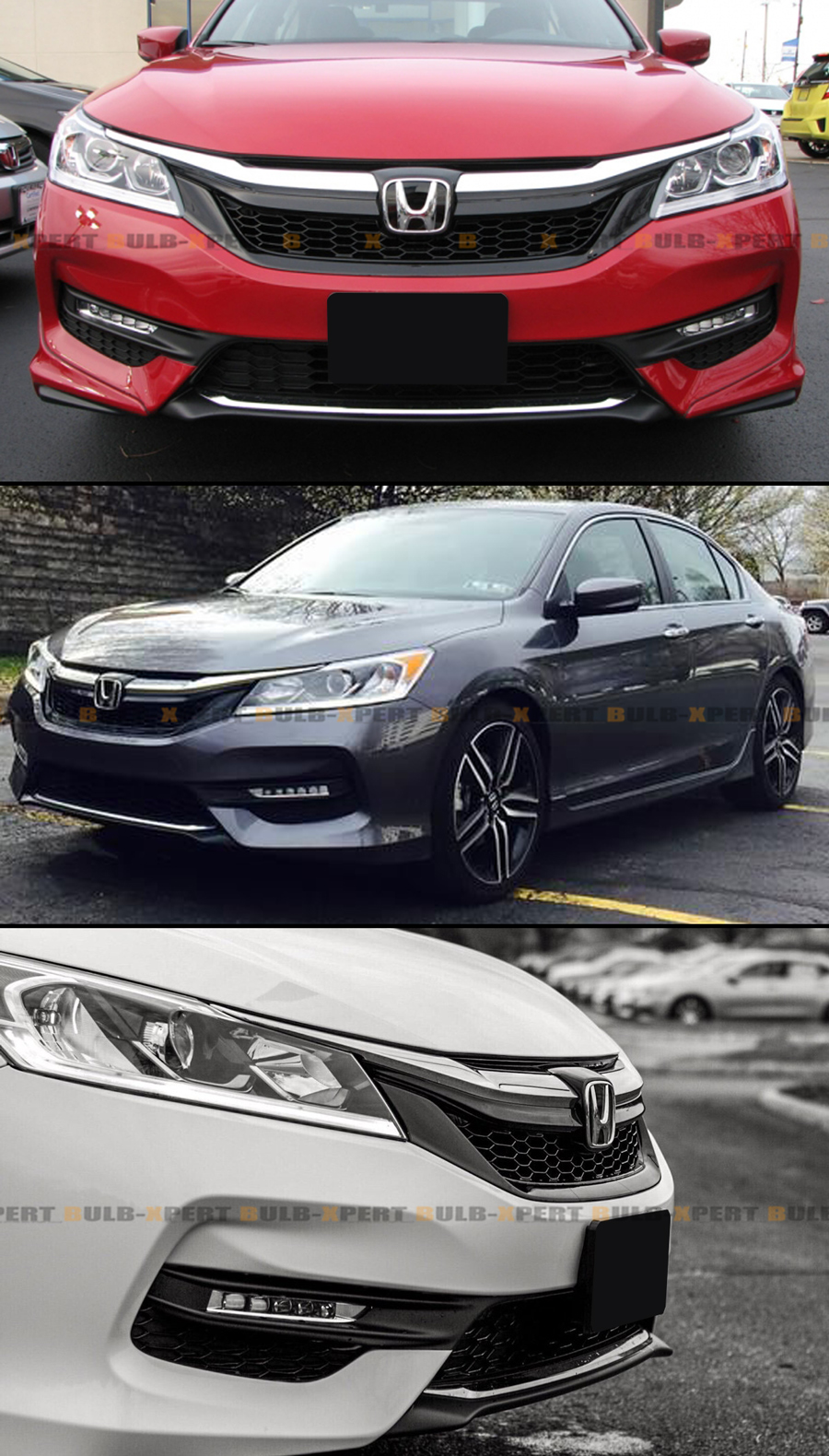 9Th Gen Accord >> For 2016-17 9th Gen Honda Accord Sedan Chrome Black JDM ... 9Th Gen Accord >> For 2016-17 9th Gen Honda Accord Sedan Chrome Black JDM ...