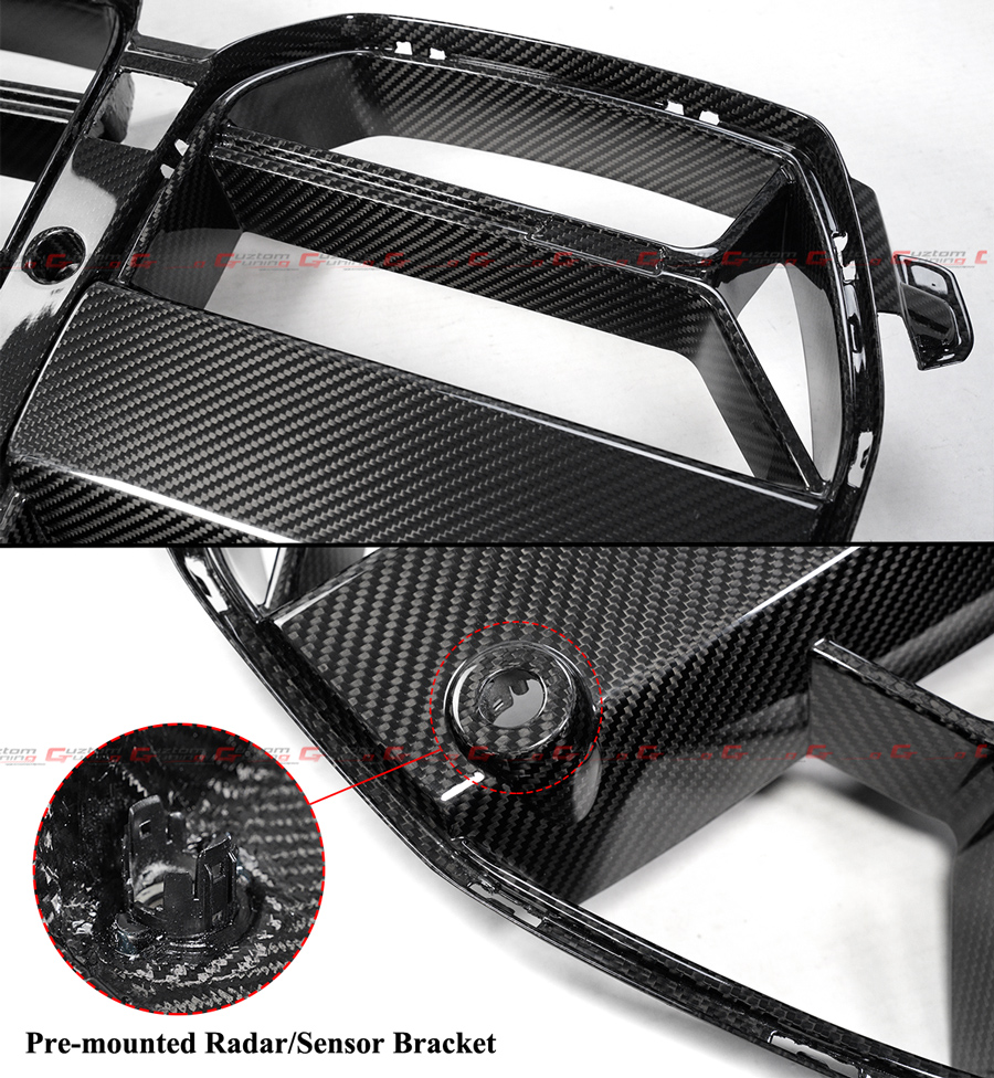 R44/MHC+ Carbon Kühlergrill / Front Grill CSL Design für BMW M3 G80/G8 –  Mach 4 Parts