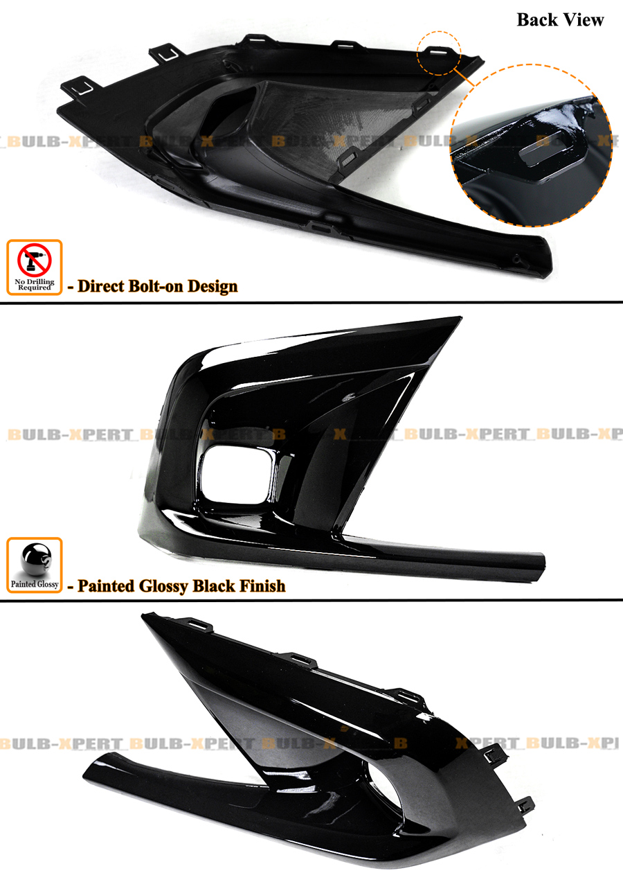 Fit 22-23 Honda Civic Type R Gloss Black Si Style Front Bumper Grille