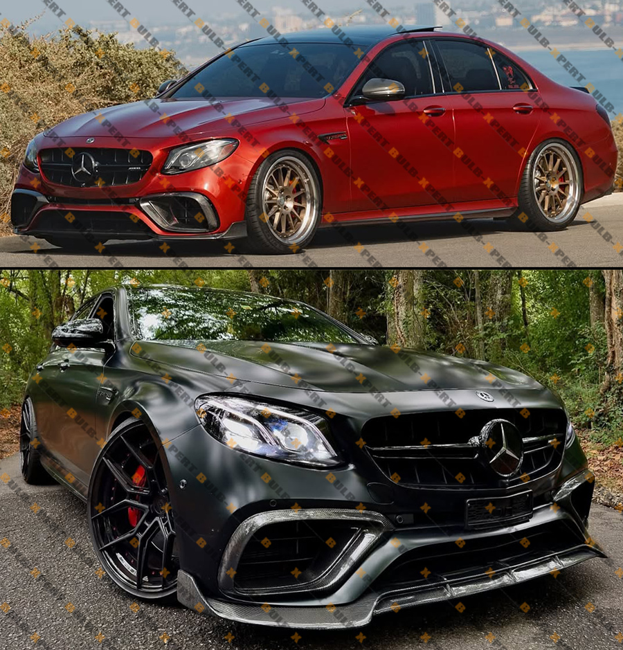For 16-2020 Benz W213 E63 E63S AMG Real Carbon Fiber Front Bumper
