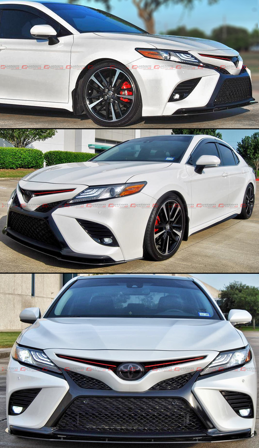 For Toyota Camry SE XSE 2018 2019 2020 Daytime Running Lights Led DRL Fog Lamps Assembly Turn Signal Waterproof Car Accessories