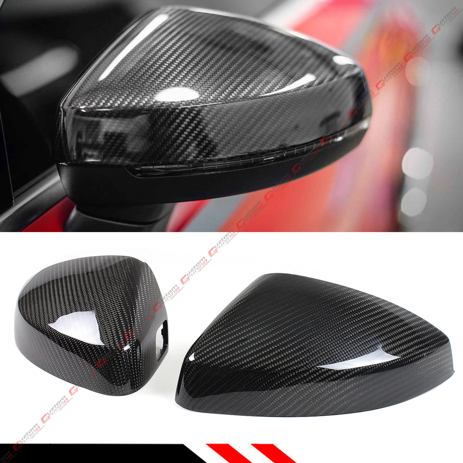 audi carbon fiber mirror caps