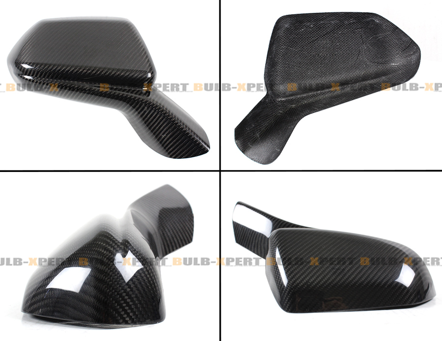 FOR 2016-19 CHEVY CAMARO LT SS RS ZL1 CARBON FIBER ADD-ON SIDE VIEW MIRROR COVER
