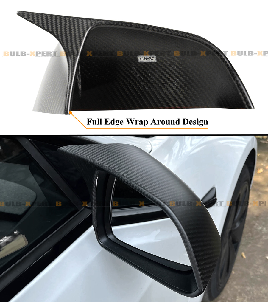 Tesla Carbon Fiber M style caps - Southbay Autoworkz