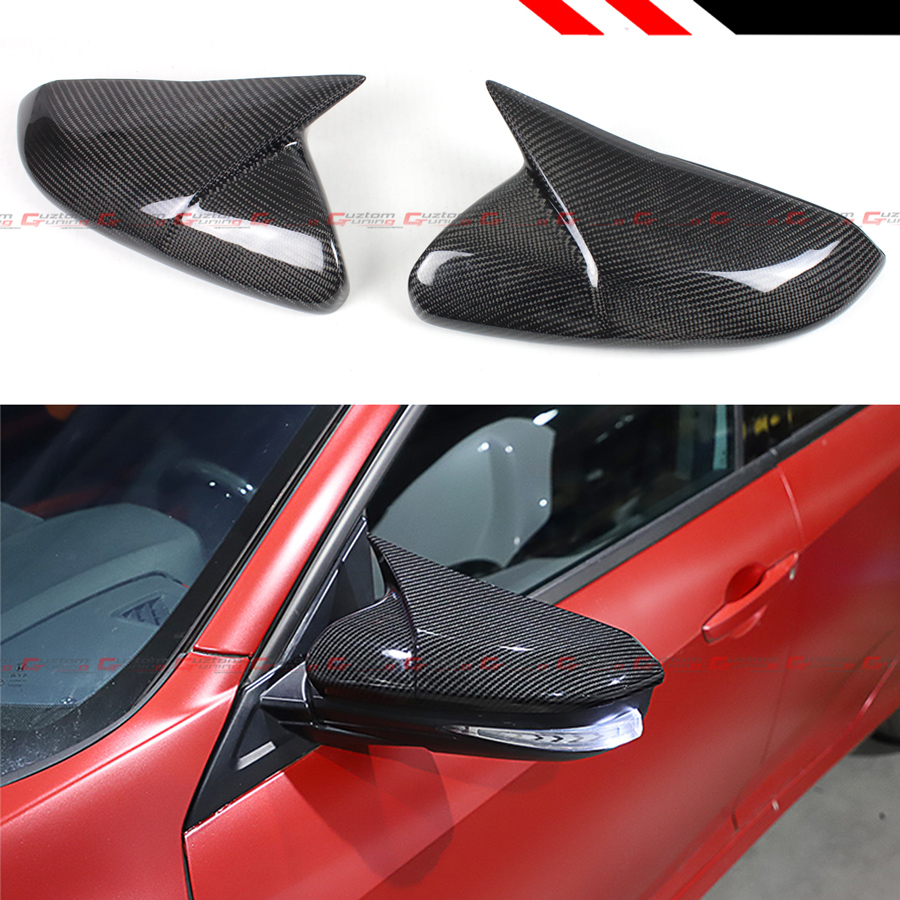 civic type r carbon fiber mirror caps