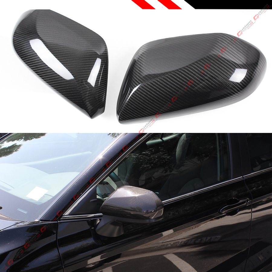 FOR 2018 TOYOTA CAMRY LE SE XLE XSE CARBON FIBER SIDE MIRROR COVER CAP ...