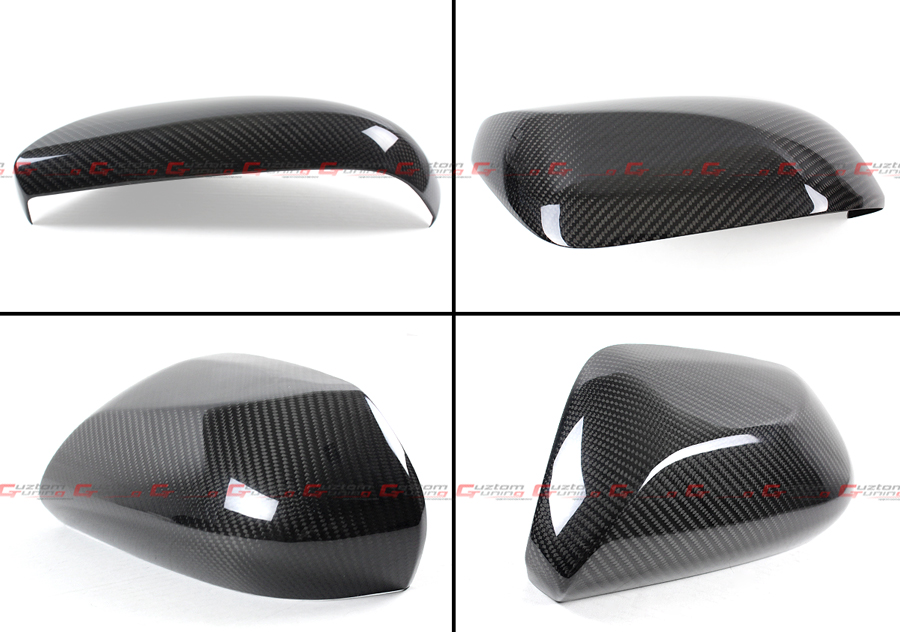 FOR 2018-2024 TOYOTA CAMRY LE SE XLE XSE REAL CARBON FIBER SIDE MIRROR  COVER CAP