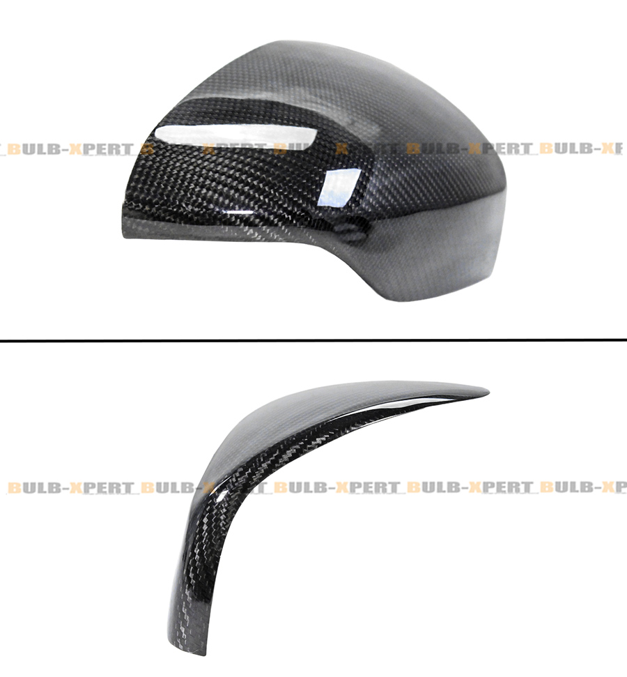 FULL DRY CARBON FIBER SIDE MIRROR COVER CAPS OVERLAY FOR 2022-2025