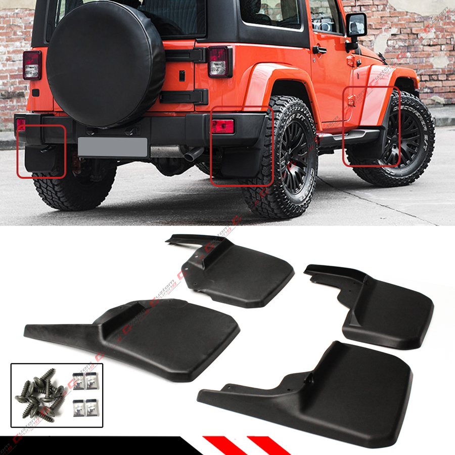 jeep wrangler with mud flaps