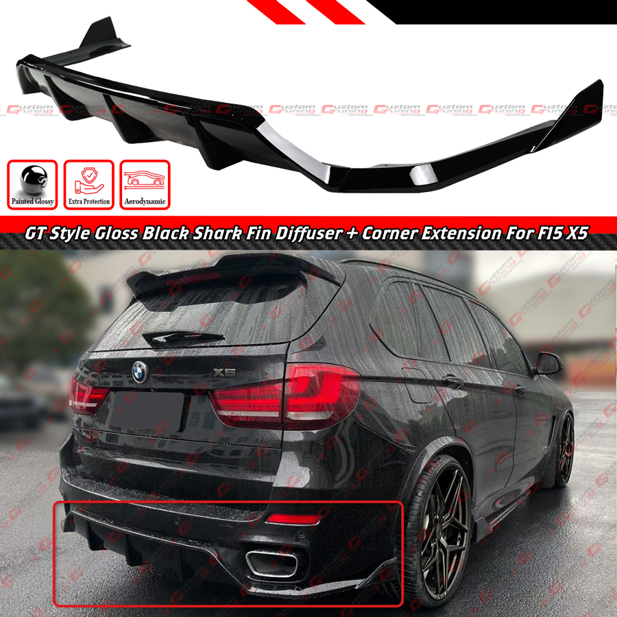 Hamann diffuser BMW X5 f15 10015245 - Baan Velgen