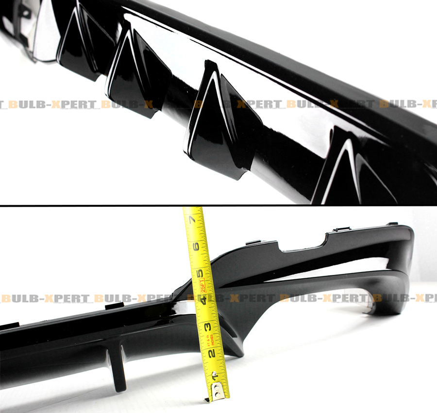 FOR 2019-2022 BMW G20 320i 330i M SPORT YOFER GLOSS BLACK REAR BUMPER  DIFFUSER