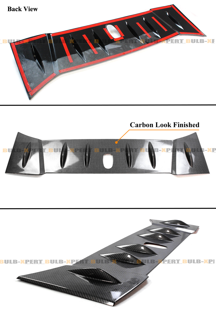 CARBON LOOK REAR ROOF VORTEX GENERATOR SPOILER FOR 2013-18 SUBARU