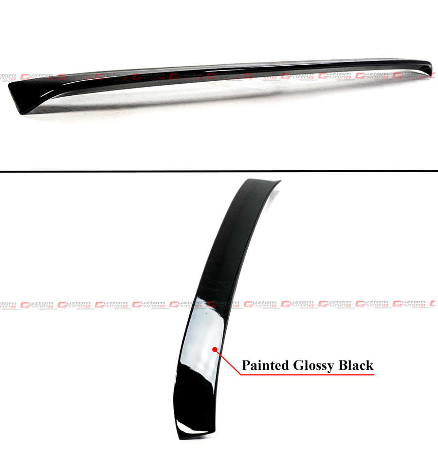 Compatible Con Infiniti G25 G35 Q40 G37 4 Puertas Sedan 2007-2015 Negro Brillante ABS Alerón De Techo Trasero De Coche (alerón De Cola Negro