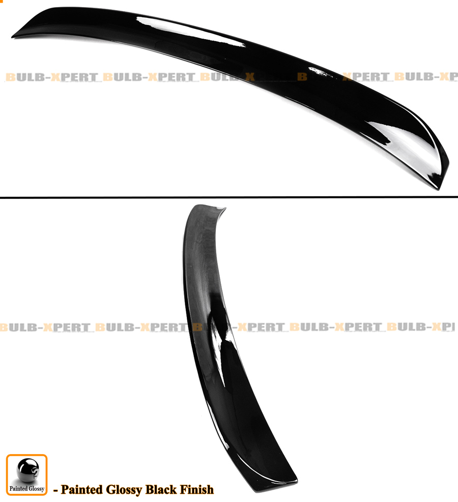 Gloss Black Rear Window Spoiler For 2014-2024 Infiniti Q50 - JDM V2 Style Roof Wing