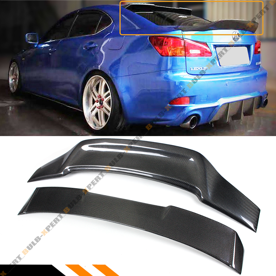 For 06 13 Lexus Is250 Is350 Rt Style Carbon Fiber Trunk Spoiler Roof Spoiler Ebay