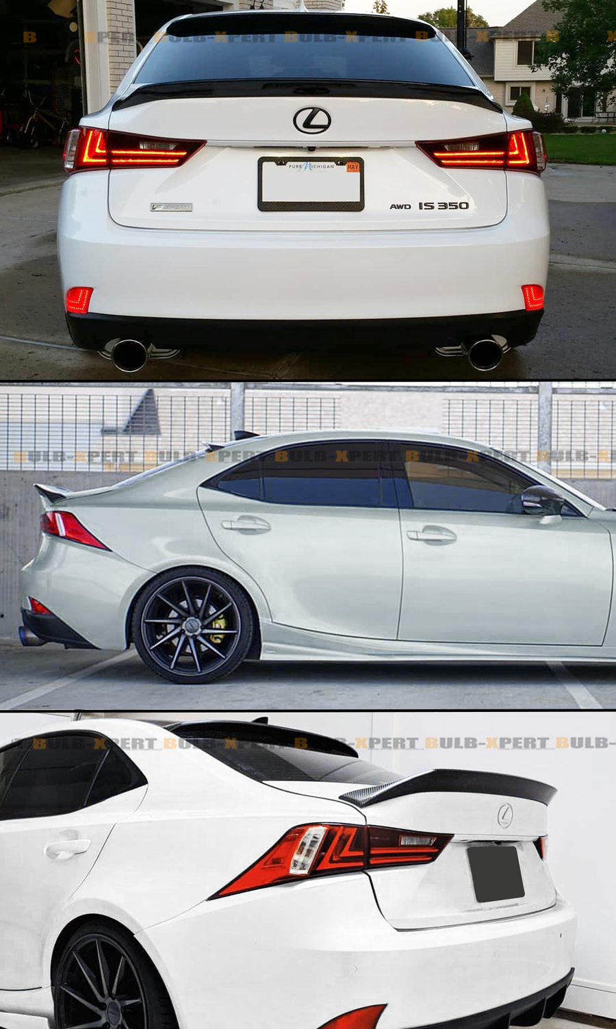 FOR 20142020 LEXUS IS250 IS350 IS200t VIP CARBON FIBER REAR WINDOW
