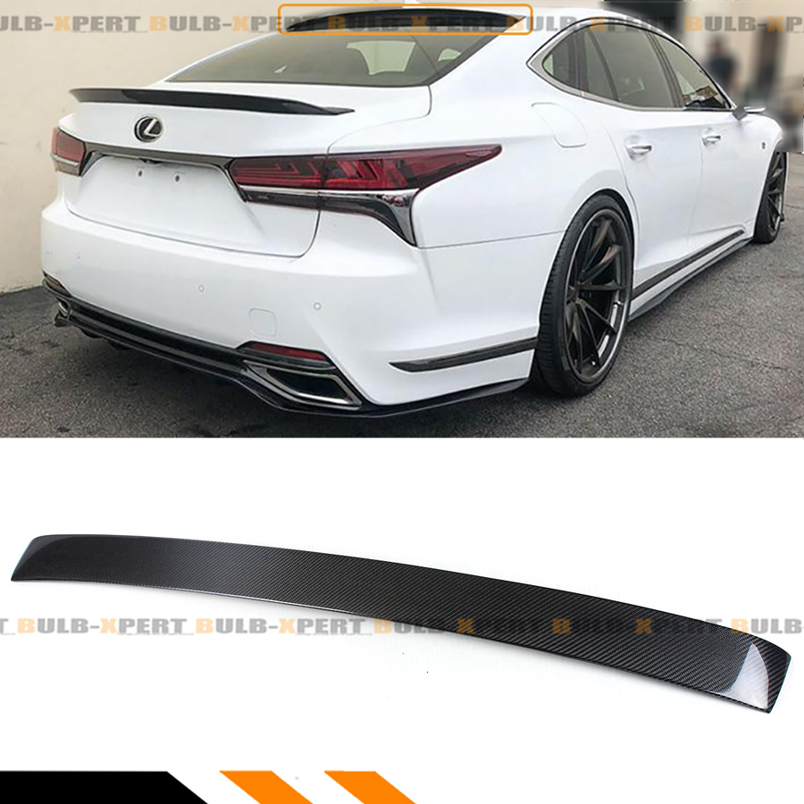 FOR 2017-2021 LEXUS LS460 LS500 VIP REAL CARBON FIBER REAR WINDOW ROOF ...