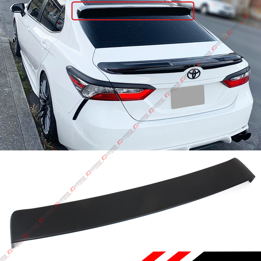 ABS Painted Carbon Fiber Coating TRD Style Trunk Wing NINTE Spoiler for 2018-2020 Toyota Camry LE//XLE//SE//XSE//Hybrid