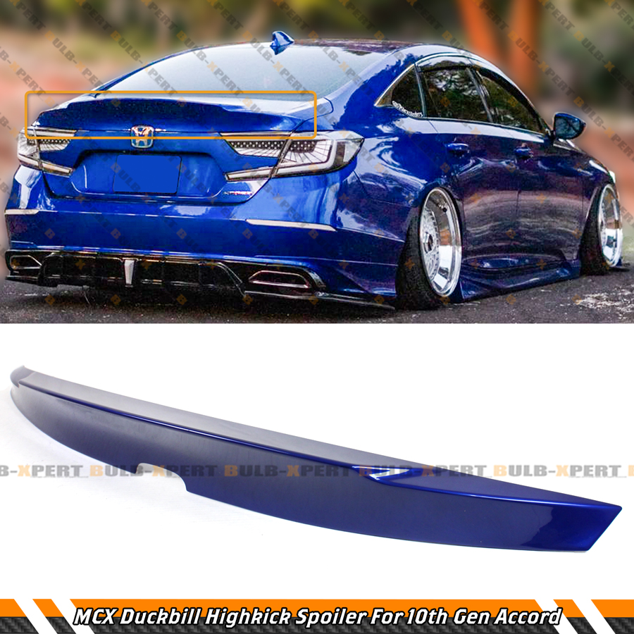 FOR 2018-2022 HONDA ACCORD PAINTED STILL NIGHT PEARL BLUE DUCKBILL