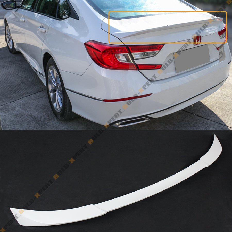 FOR 2018-2019 HONDA ACCORD JDM V TYPE PAINTED PLATINUM WHITE PEARL ...