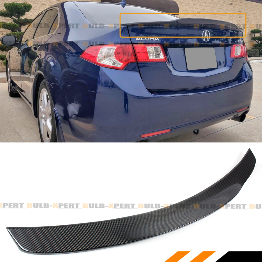 ABS Factory Style Spoiler Wing For 09-14 ACURA TSX CU1 CU2 ACCORD EU with Light