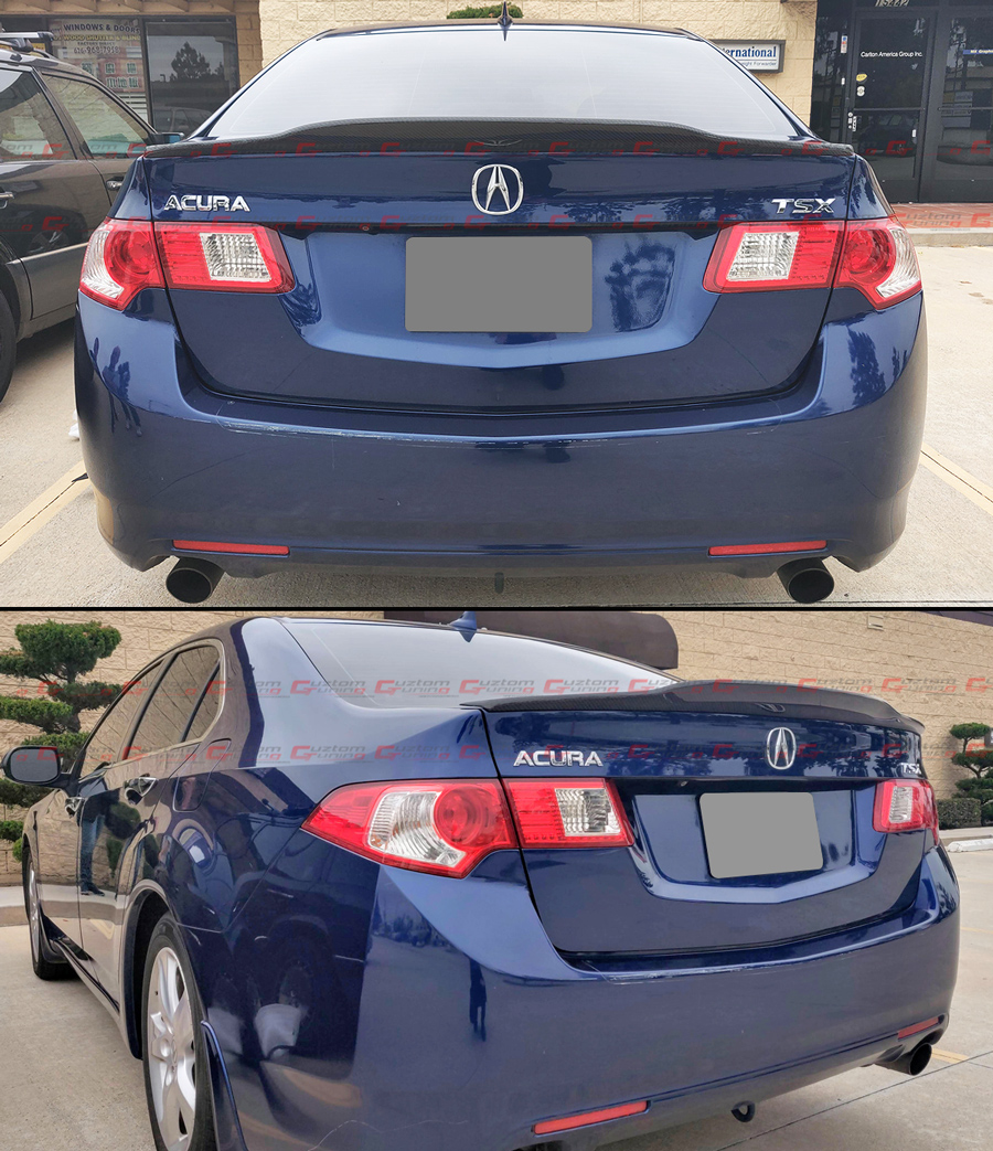 Primed ABS Trunk Lid Spoiler For 2009-2014 Acura TSX (CU1/CU2) & Accord - JDM Style