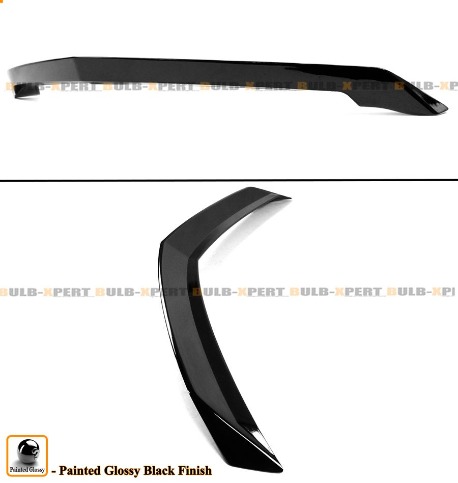 Highkick Rear Trunk Spoiler For Cadillac ATS Sedan 2013-2018 – Carbon Fiber Look, V Style