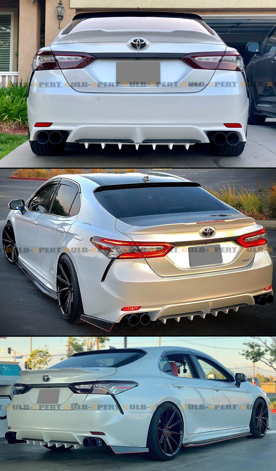 FOR 2018-2020 TOYOTA CAMRY PEARL WHITE DUCKBILL TR STYLE REAR TRUNK LID ...