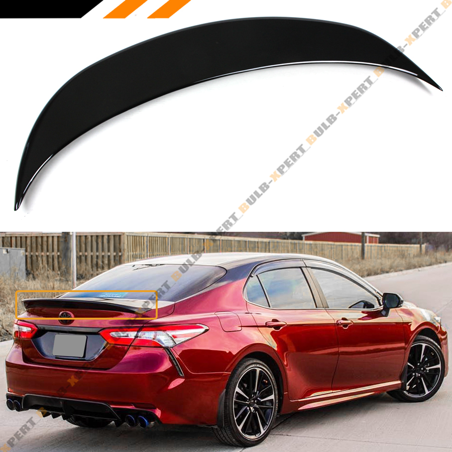 thumbnail image 2 of Gloss Black Trunk Duckbill + Rear Window Roof Spoiler Combo For 2018-2024 Toyota Camry 2 of 5