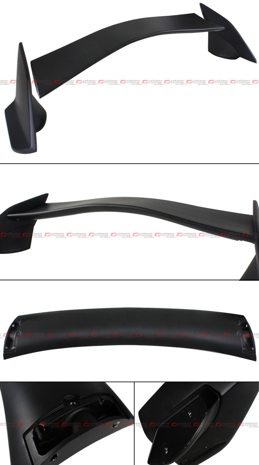 For 2016-2021 Honda Civic 4dr Type-r Style Trunk Wing + Rear Window 