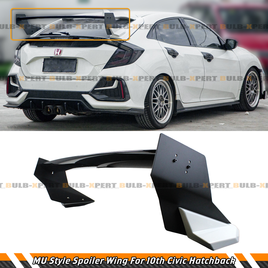 FOR 17-21 HONDA CIVIC FK7 FK8 5DR HATCHBACK TYPE-R WHITE M STYLE