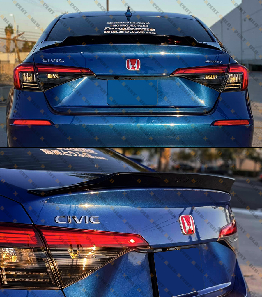 Yofer V3 Gloss Black HighKick Duckbill Trunk Spoiler For