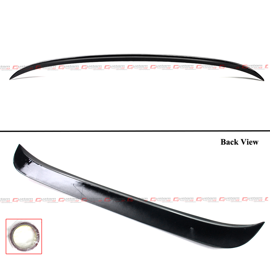 For Hyundai Elantra 17-20 Glossy Black Rear Roof Window Visor Spoiler Deflector