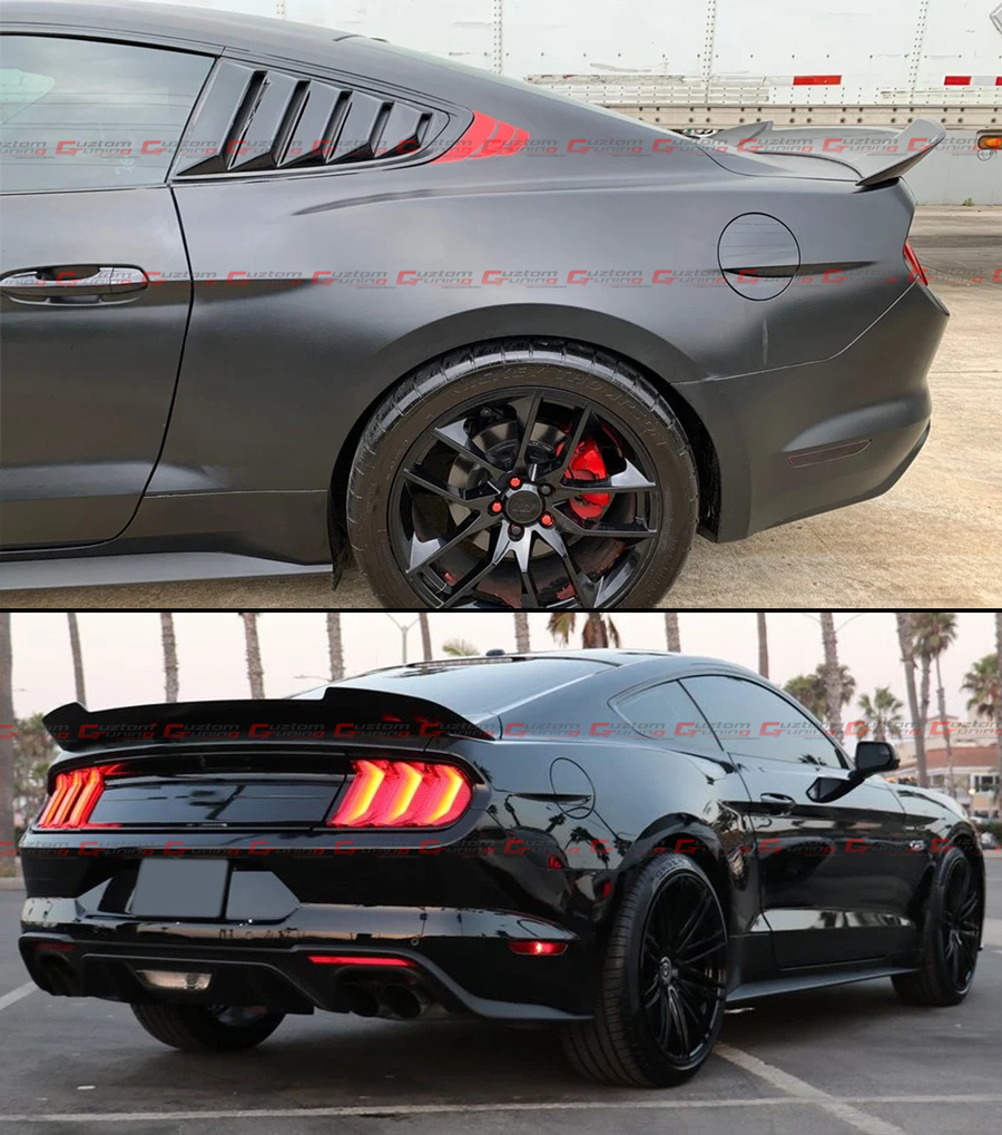 FOR 2015-2023 FORD MUSTANG GT MATTE BLACK MD STYLE