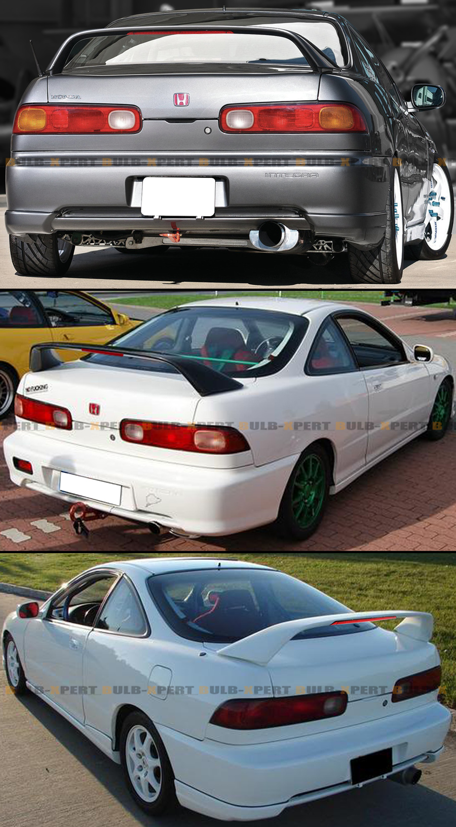 FOR 94 01 ACURA INTEGRA  2DR DC2 TYPE R HATCH TRUNK SPOILER 