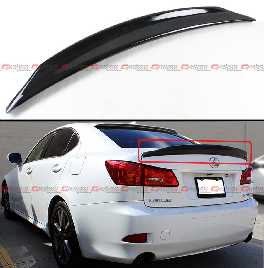 For 06 13 Lexus Is250 Is350 Isf Jdm Glossy Black Duckbill Highkick Trunk Spoiler Ebay