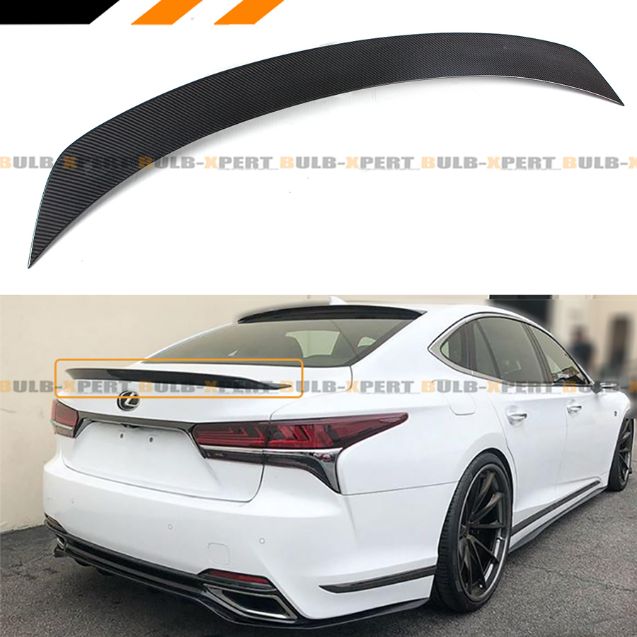 FOR 2018-2020 LEXUS LS500 LS500H JDM VIP STYLE REAL CARBON FIBER TRUNK ...