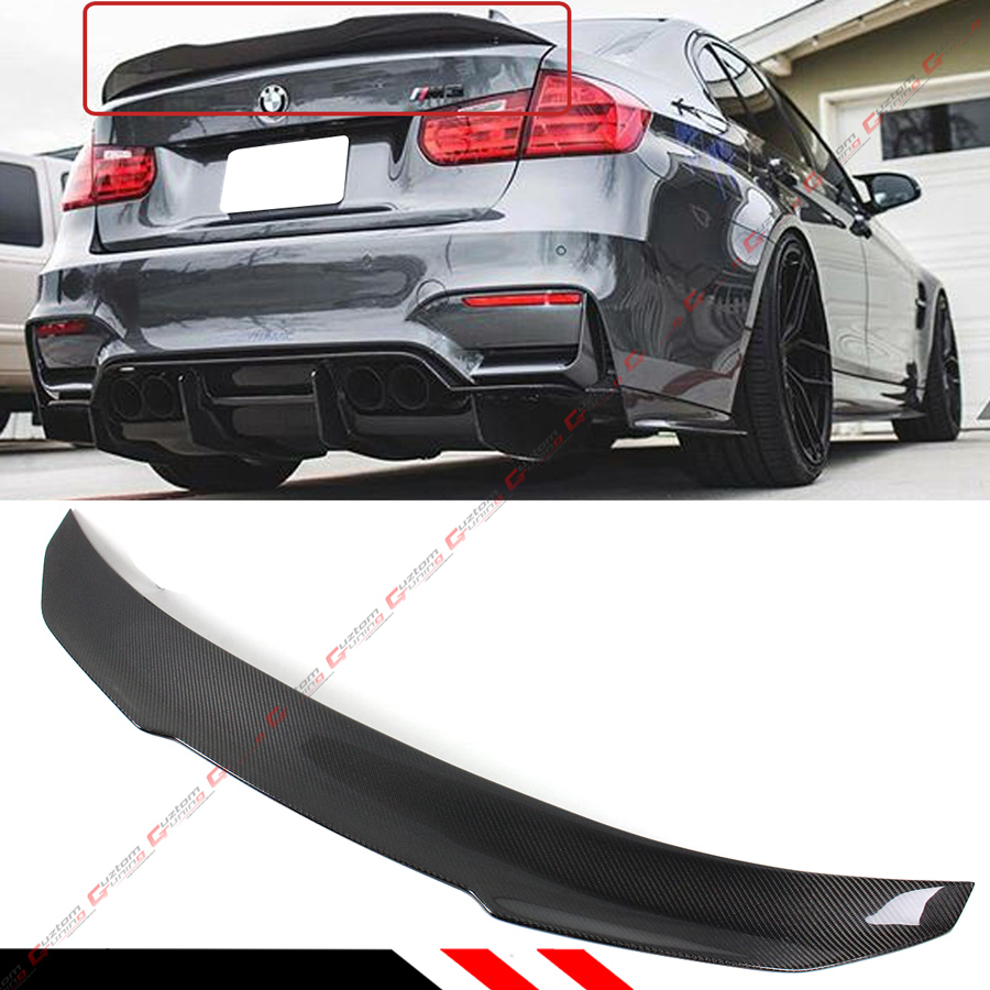 For 2015-18 BMW F80 M3 & 12-18 F30 Carbon Fiber PSM Duckbill Trunk ...