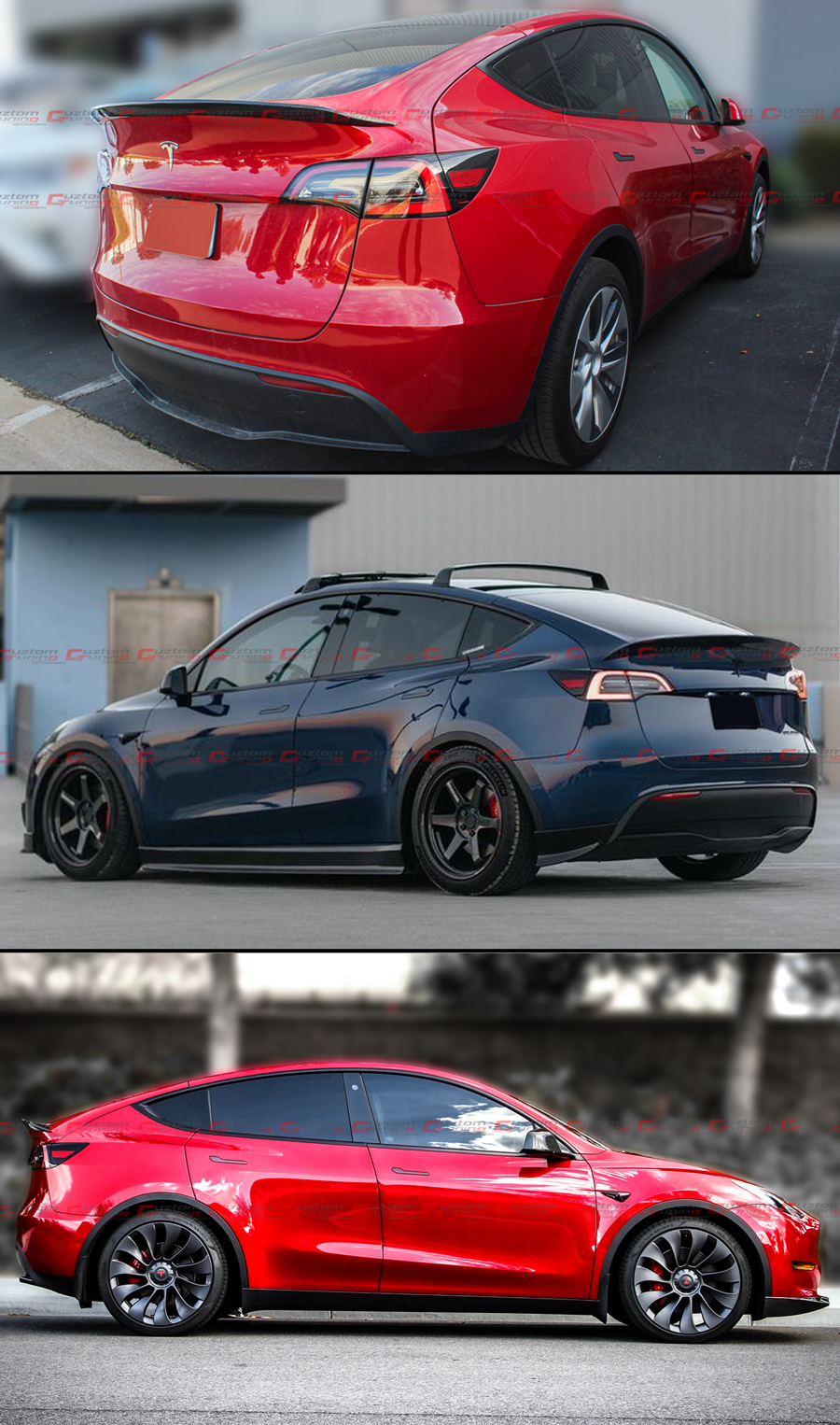 Real Carbon Fiber VIP-Style Trunk Lid Spoiler Wing For 2020-2024 Tesla Model Y – HDC Autosports