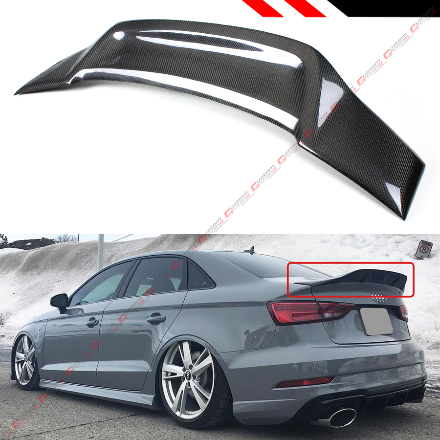 FOR 14-18 AUDI A3 S3 SEDAN HIGHKICK DUCKBILL RT STYLE ...