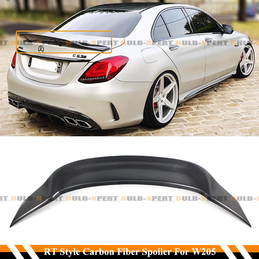 FOR 2015-2021 MERCEDES BENZ W205 C63 AMG R STYLE CARBON FIBER