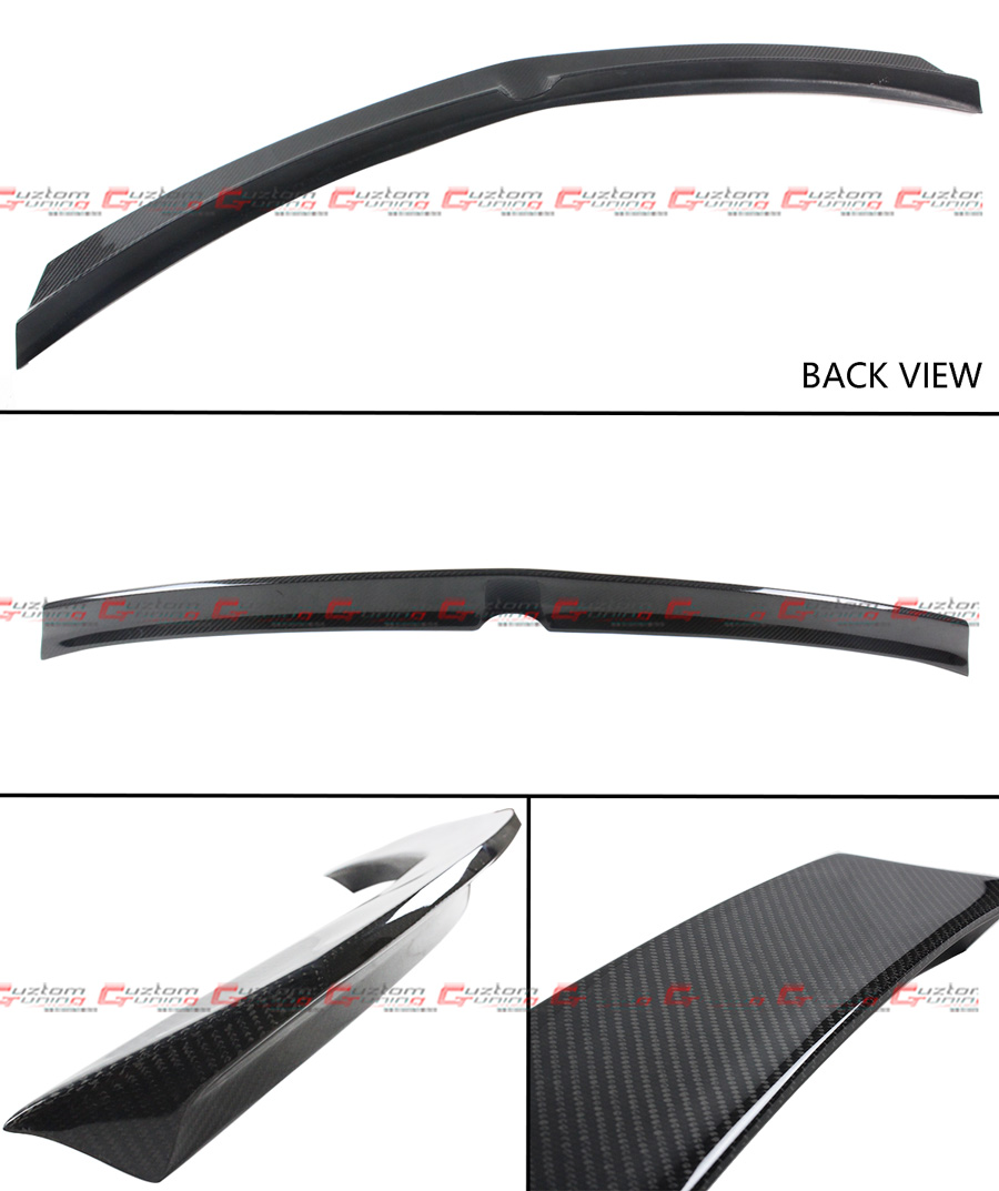 Carbon Fiber Trunk Spoiler For 2017-2022 Mercedes Benz W213 W238 E-Class Coupe – Matte Black Finish, No Drilling