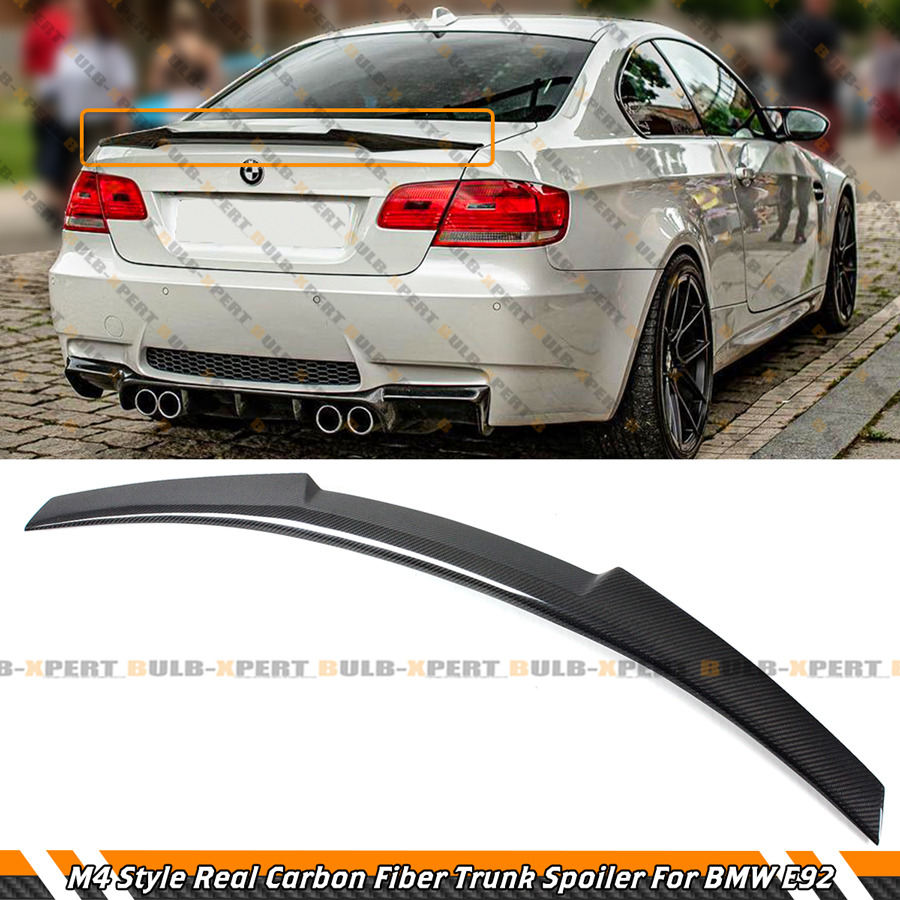 For 2007-2013 Bmw E92 M3 335i Highkick Carbon Fiber Trunk Spoiler