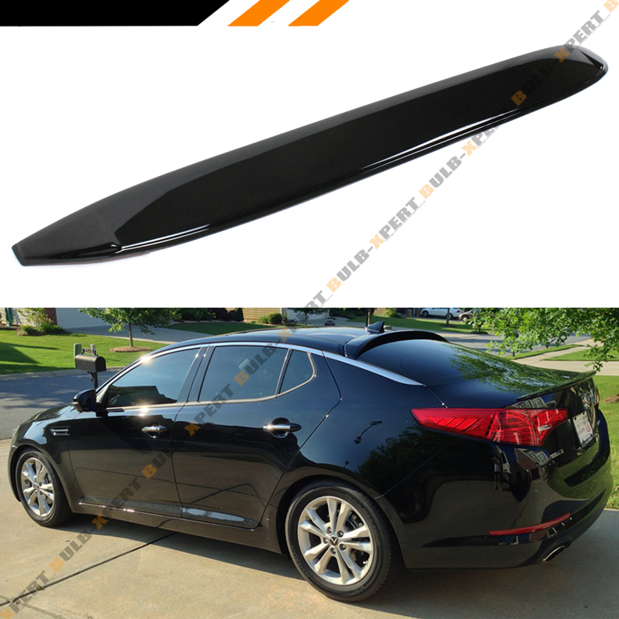 FOR 201115 KIA OPTIMA GLOSS BLACK REAR WINDOW VISOR ROOF SPOILER WING