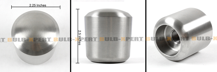 M12 X 1.25 Stainless Steel Heavy Weighted Shifter Gear Knob