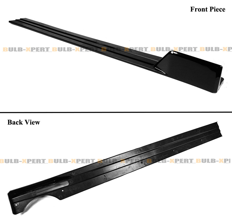 For 2019-2025 BMW X7 G07 M50 M60 GT Style Gloss Black Side Skirt