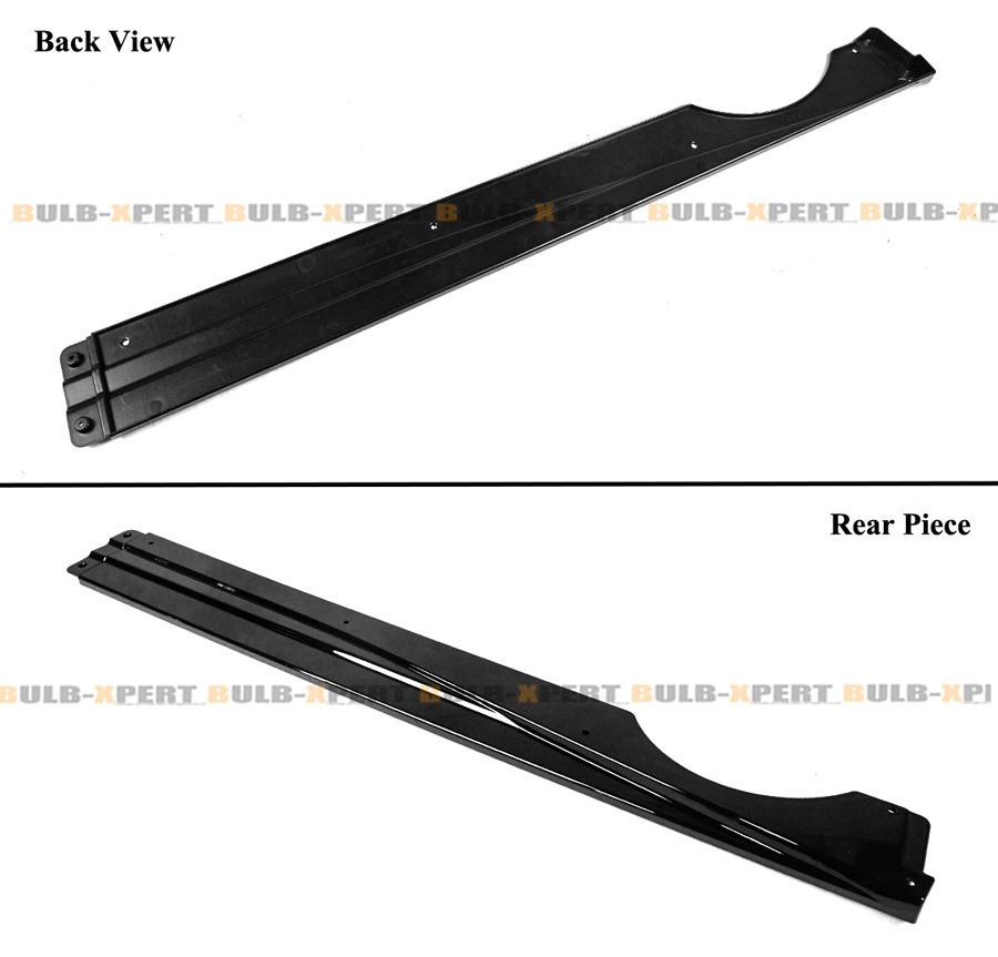For 2019-2025 BMW X7 G07 M50 M60 GT Style Gloss Black Side Skirt