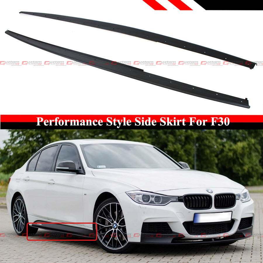 Pour BMW F30 F31 3er Jupes Latérales Extensions Lippe 11+ M-Performance  Side Skirts - Cdiscount Auto