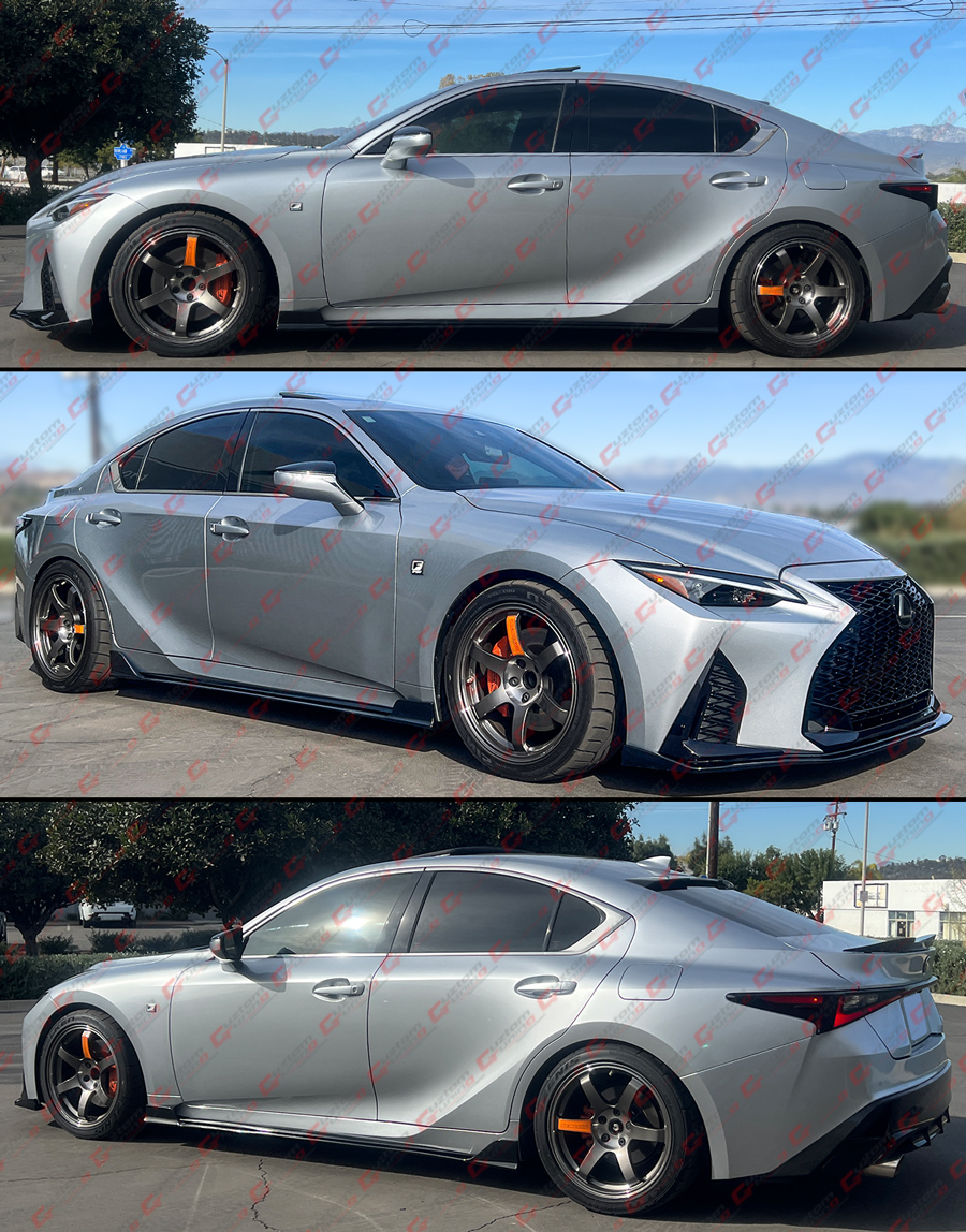 For 2021-2025 Lexus IS300 IS350 CTM V1 Gloss Black Winglet