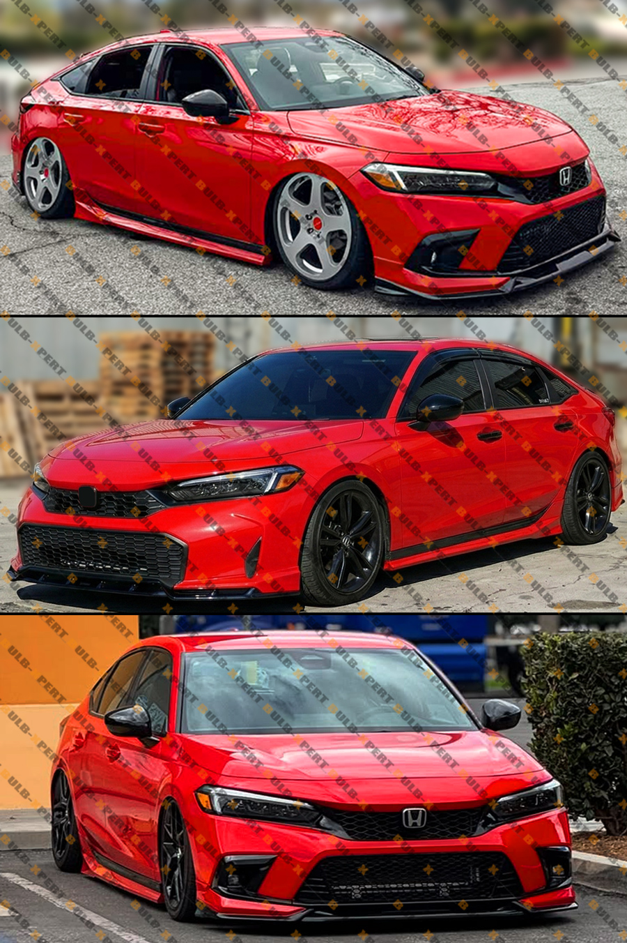 Yofer V2 Rallye Red Black 2 Tone Side Skirt Extension For 2022